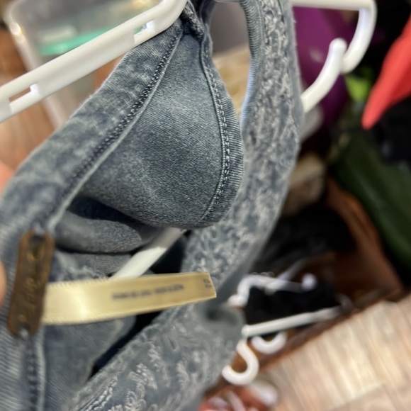 Harlow blue embroidered tank xs - Picture 2 of 2